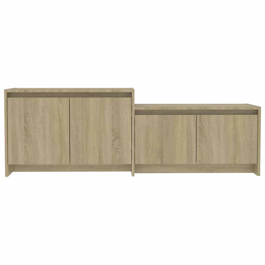 TV Cabinet Sonoma Oak 146.5x35x50 cm Engineered Wood
