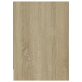TV Cabinet Sonoma Oak 146.5x35x50 cm Engineered Wood - Close-Up Angle