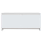 Coffee Table White 90x50x41.5 cm Engineered Wood