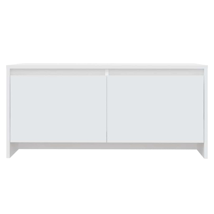 Coffee Table White 90x50x41.5 cm Engineered Wood