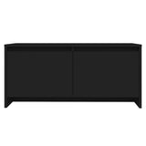 Coffee Table Black 90x50x41.5 cm Engineered Wood