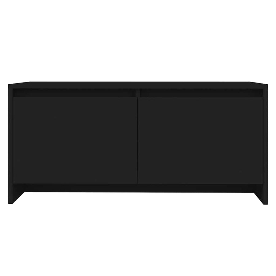 Coffee Table Black 90x50x41.5 cm Engineered Wood