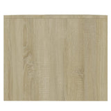 Coffee Table Sonoma Oak 90x50x41.5 cm Engineered Wood - Rear View