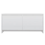 Coffee Table High Gloss White 90x50x41.5 cm Engineered Wood
