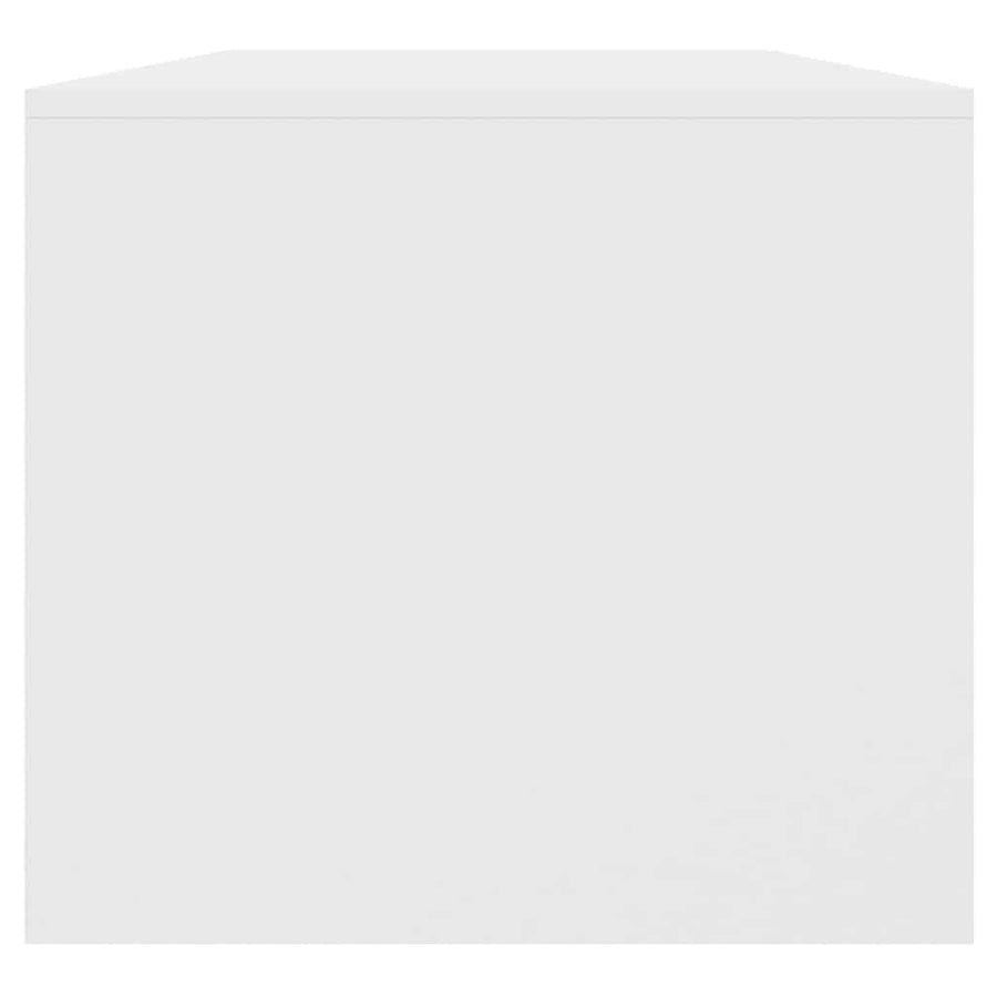 Coffee Table White 102x50x45 cm Engineered Wood