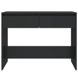 Console Table Black 100x35x76.5 cm Engineered Wood - 45-Degree Angle