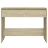Console Table Sonoma Oak 100x35x76.5 cm Engineered Wood - 45-Degree Angle