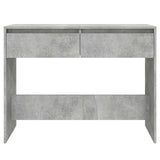 Console Table Concrete Grey 100x35x76.5 cm Engineered Wood - 45-Degree Angle