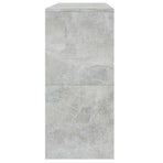 Console Table Concrete Grey 100x35x76.5 cm Engineered Wood