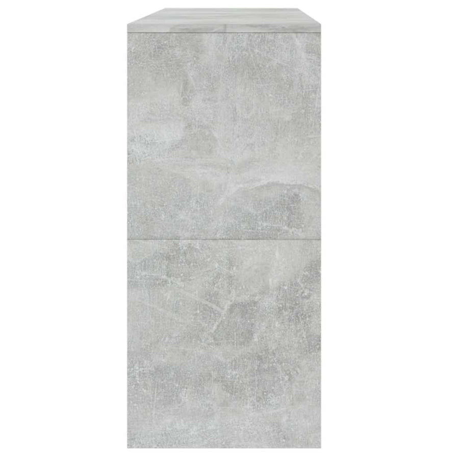 Console Table Concrete Grey 100x35x76.5 cm Engineered Wood