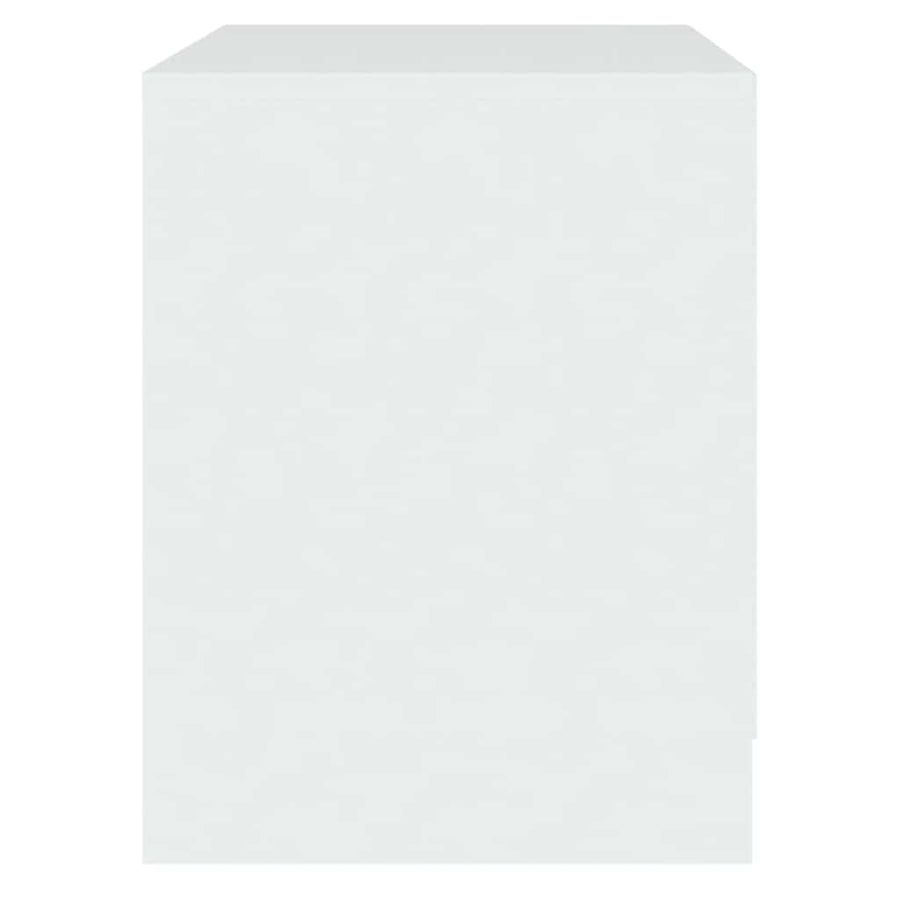Bedside Cabinets 2 pcs White 45x34.5x44.5 cm Engineered Wood