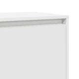 Bedside Cabinet White 45x34x44.5 cm Engineered Wood