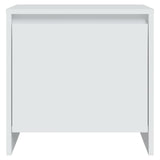 Bedside Cabinets 2 pcs White 45x34x44.5 cm Engineered Wood