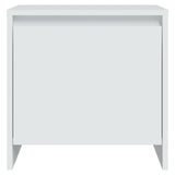 Bedside Cabinets 2 pcs White 45x34x44.5 cm Engineered Wood - Rear View