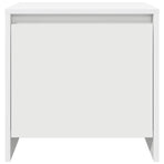 Bedside Cabinets 2 pcs White 45x34x44.5 cm Engineered Wood
