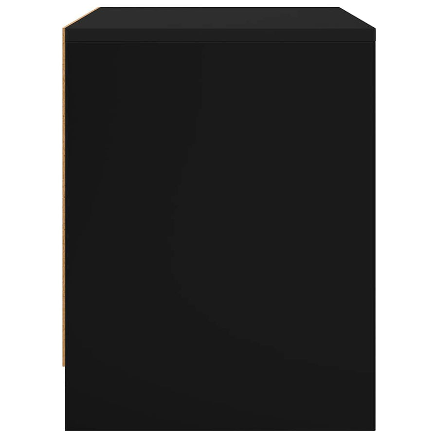 Bedside Cabinets 2 pcs Black 45x34x44.5 cm Engineered Wood