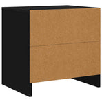 Bedside Cabinets 2 pcs Black 45x34x44.5 cm Engineered Wood