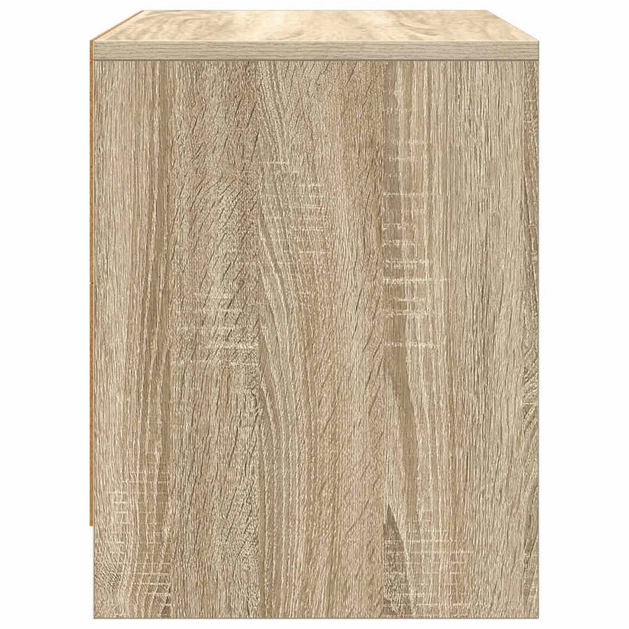 Bedside Cabinet Sonoma Oak 45x34x44.5 cm Engineered Wood