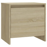 Bedside Cabinets 2 pcs Sonoma Oak 45x34x44.5 cm Engineered Wood - 45-Degree Angle