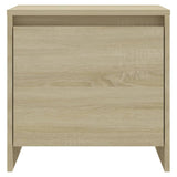 Bedside Cabinets 2 pcs Sonoma Oak 45x34x44.5 cm Engineered Wood - Rear View