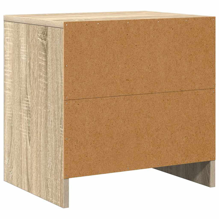 Bedside Cabinets 2 pcs Sonoma Oak 45x34x44.5 cm Engineered Wood