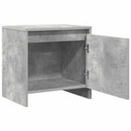 Bedside Cabinet Concrete Grey 45x34x44.5 cm Engineered Wood