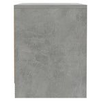 Bedside Cabinet Concrete Grey 45x34x44.5 cm Engineered Wood