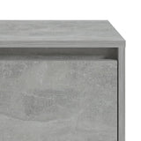 Bedside Cabinet Concrete Grey 45x34x44.5 cm Engineered Wood - Close-Up Angle