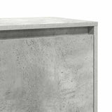 Bedside Cabinet Concrete Grey 45x34x44.5 cm Engineered Wood
