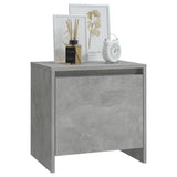 Bedside Cabinets 2 pcs Concrete Grey 45x34x44.5 cm Engineered Wood - Top-Down View