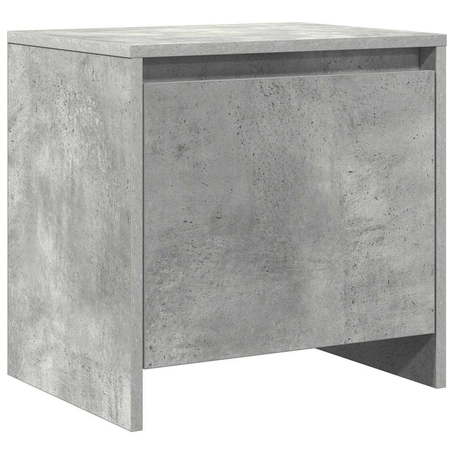 Bedside Cabinets 2 pcs Concrete Grey 45x34x44.5 cm