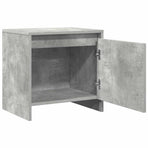 Bedside Cabinets 2 pcs Concrete Grey 45x34x44.5 cm