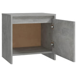 Bedside Cabinets 2 pcs Concrete Grey 45x34x44.5 cm Engineered Wood - Close-Up Angle