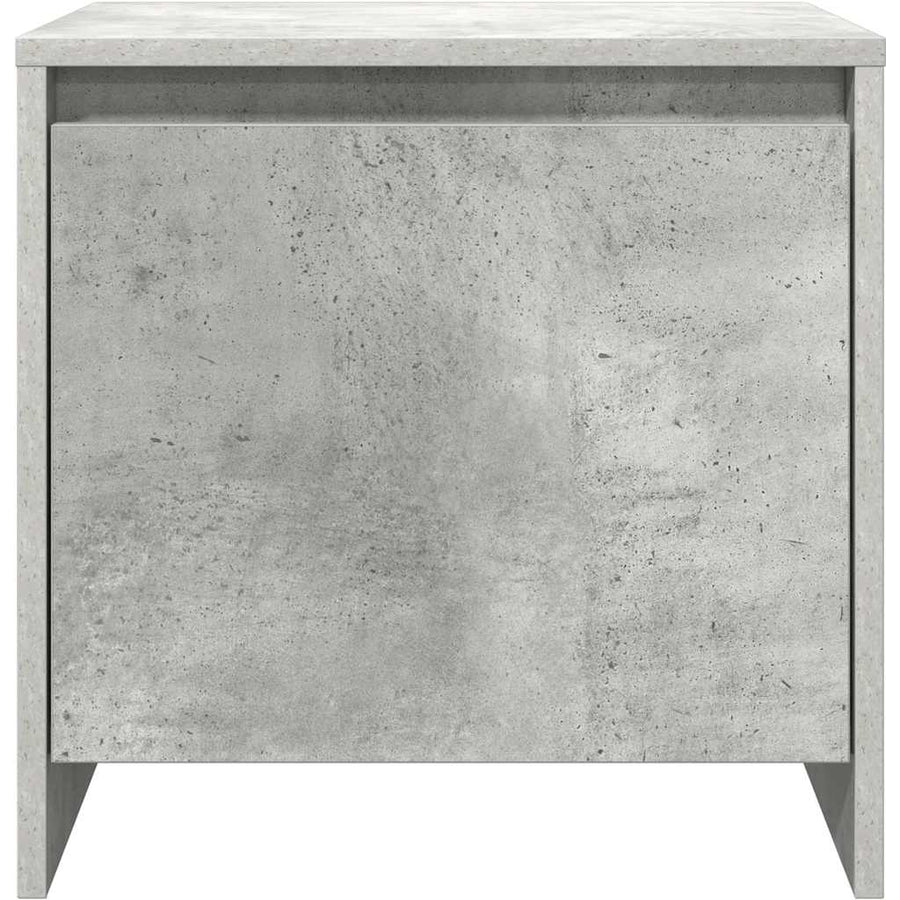 Bedside Cabinets 2 pcs Concrete Grey 45x34x44.5 cm