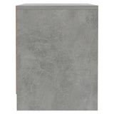 Bedside Cabinets 2 pcs Concrete Grey 45x34x44.5 cm Engineered Wood - Low Angle