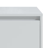Bedside Cabinets 2 pcs High Gloss White 45x34x44.5 cm Engineered Wood - Extra Image