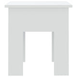 Coffee Table White 40x40x42 cm Engineered Wood