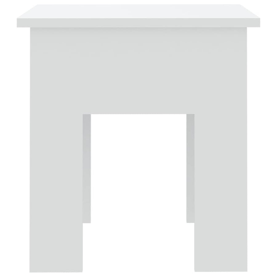 Coffee Table White 40x40x42 cm Engineered Wood