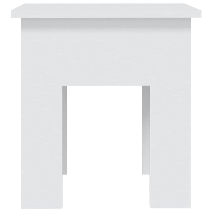 Coffee Table White 40x40x42 cm Engineered Wood