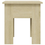 Coffee Table Sonoma Oak 40x40x42 cm Engineered Wood