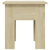 Coffee Table Sonoma Oak 40x40x42 cm Engineered Wood - 45-Degree Angle