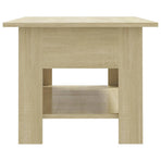 Coffee Table Sonoma Oak 102x55x42 cm Engineered Wood