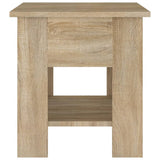 Coffee Table Sonoma Oak 40x40x42 cm Engineered Wood