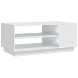 Coffee Table White 102x55x43 cm Engineered Wood