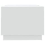 Coffee Table White 102x55x43 cm Engineered Wood