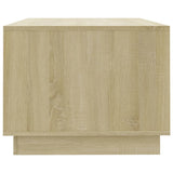Coffee Table Sonoma Oak 102x55x43 cm Engineered Wood