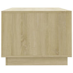 Coffee Table Sonoma Oak 102x55x43 cm Engineered Wood