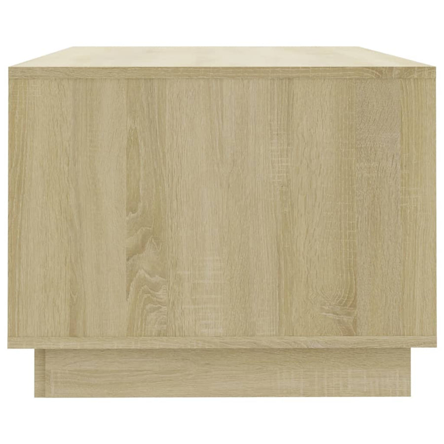 Coffee Table Sonoma Oak 102x55x43 cm Engineered Wood
