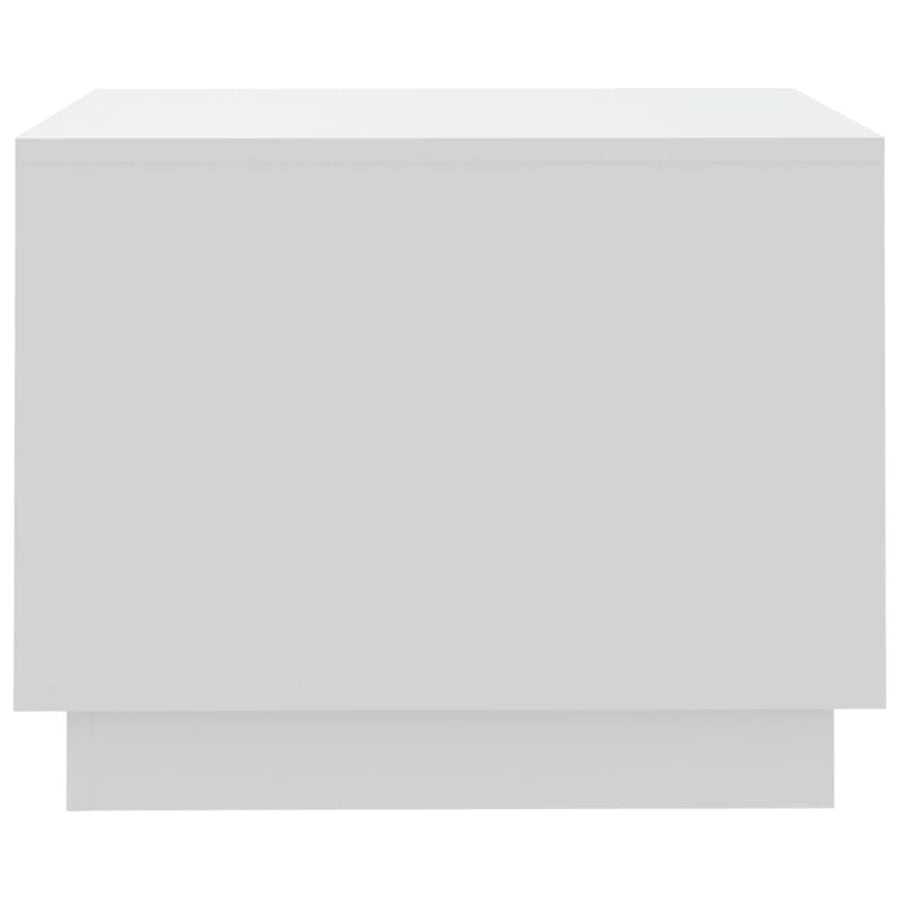 Coffee Table White 55x55x43 cm Engineered Wood