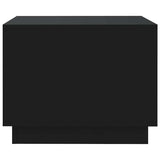 Coffee Table Black 55x55x43 cm Engineered Wood